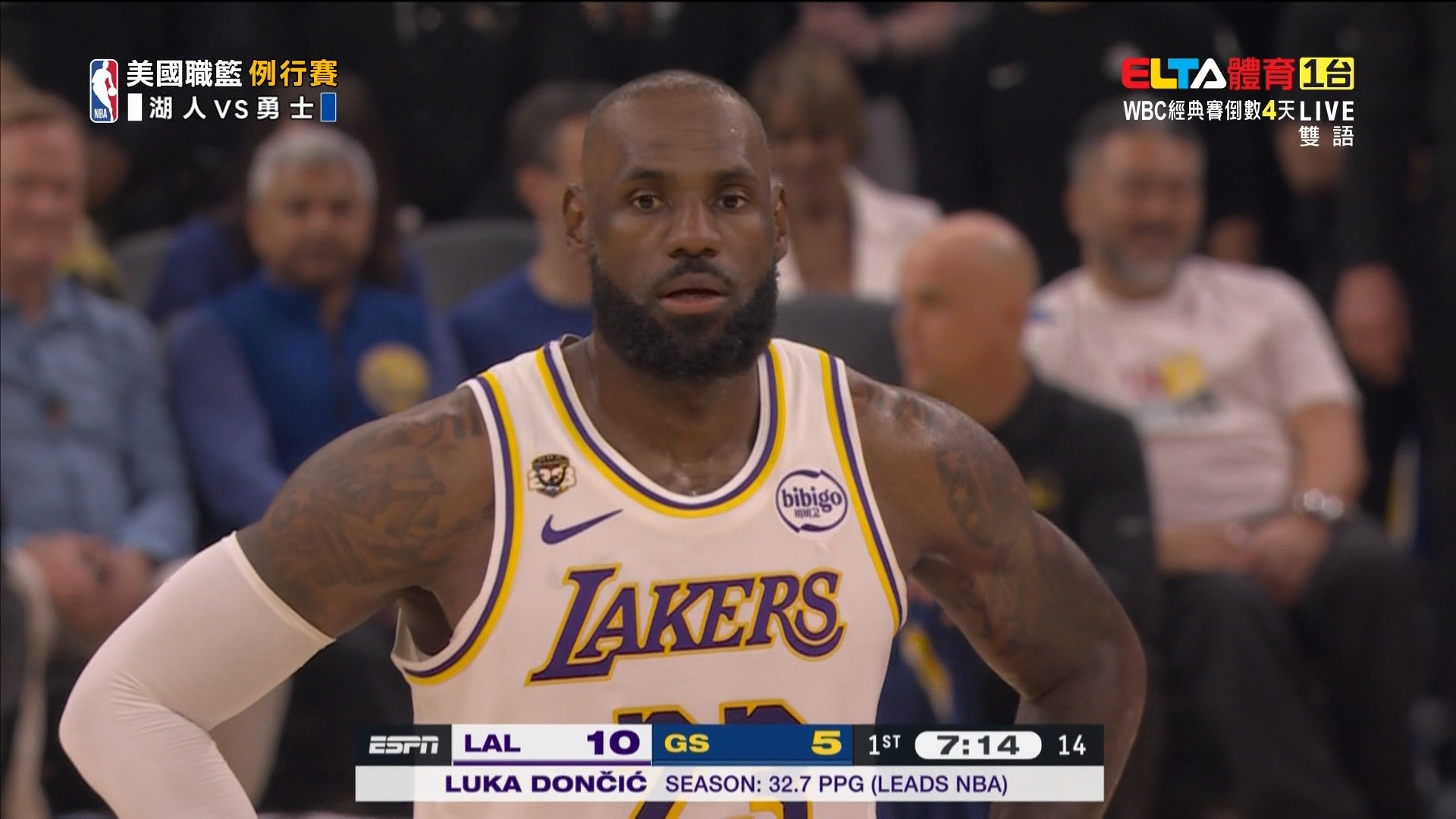 3/1 NBA 湖人 VS 勇士 例行賽