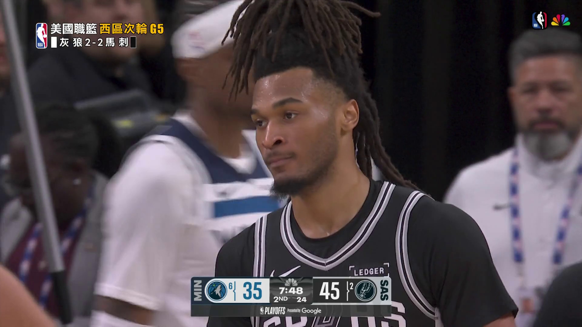 5/13 NBA灰狼 VS 馬刺 西區次輪G5
