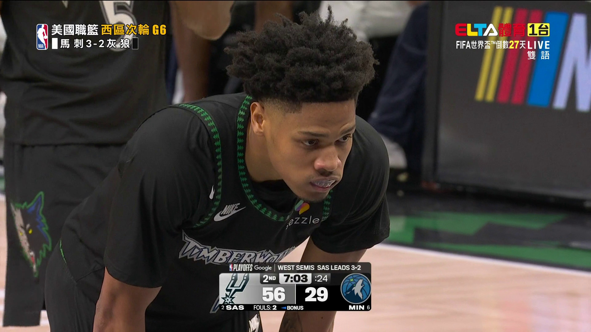 5/16 NBA 馬刺 VS 灰狼 西區次輪G6
