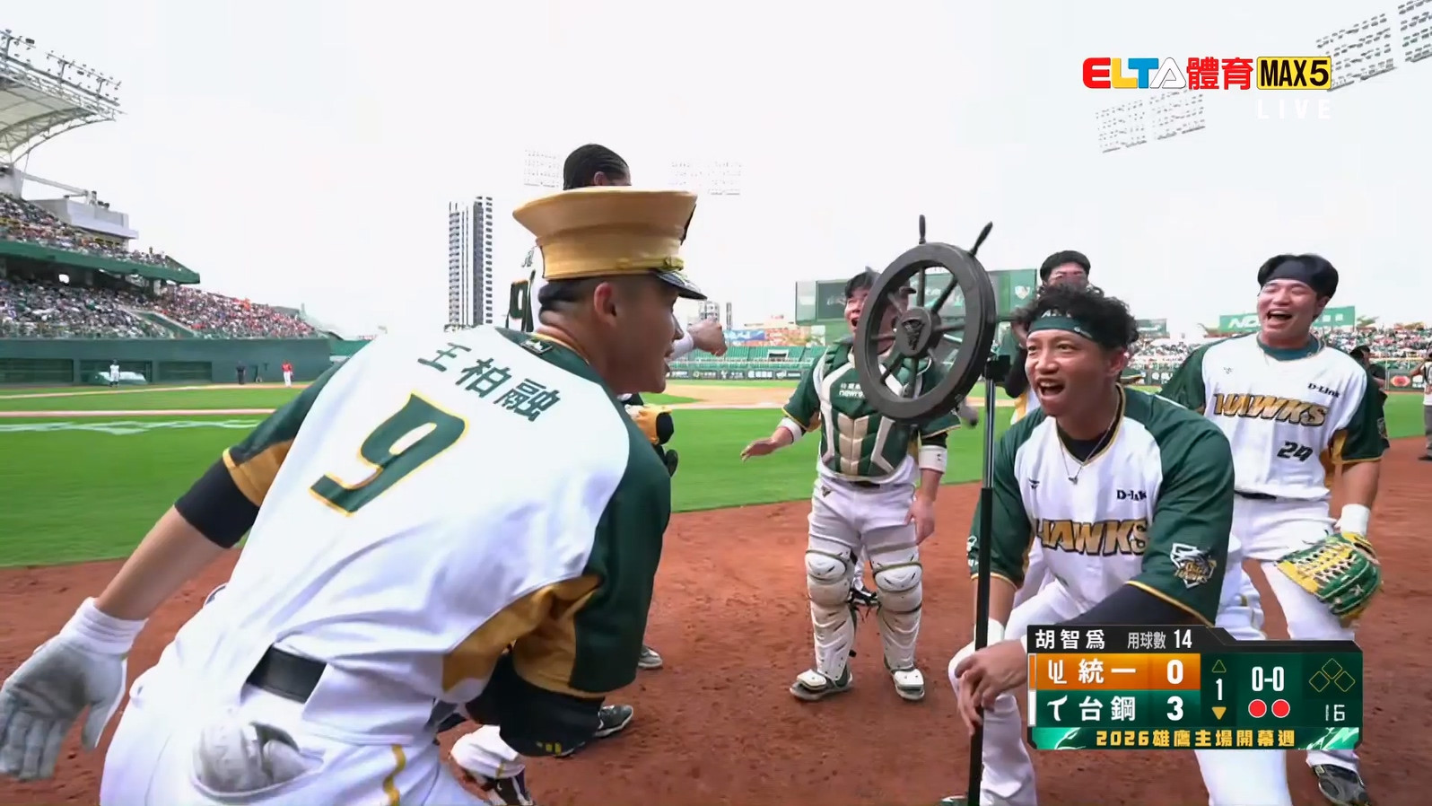 4/6 統一 VS 台鋼 (無廣告)