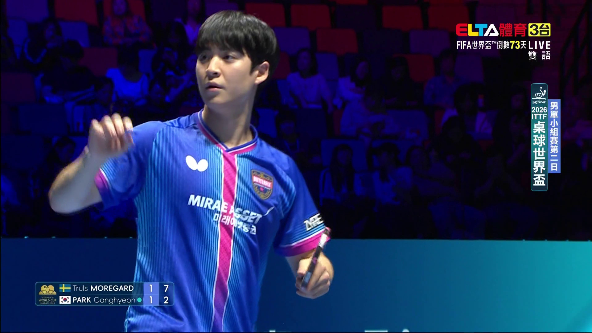 3/31 桌球世界盃 小組賽第二日 (下) 桌1 3/31