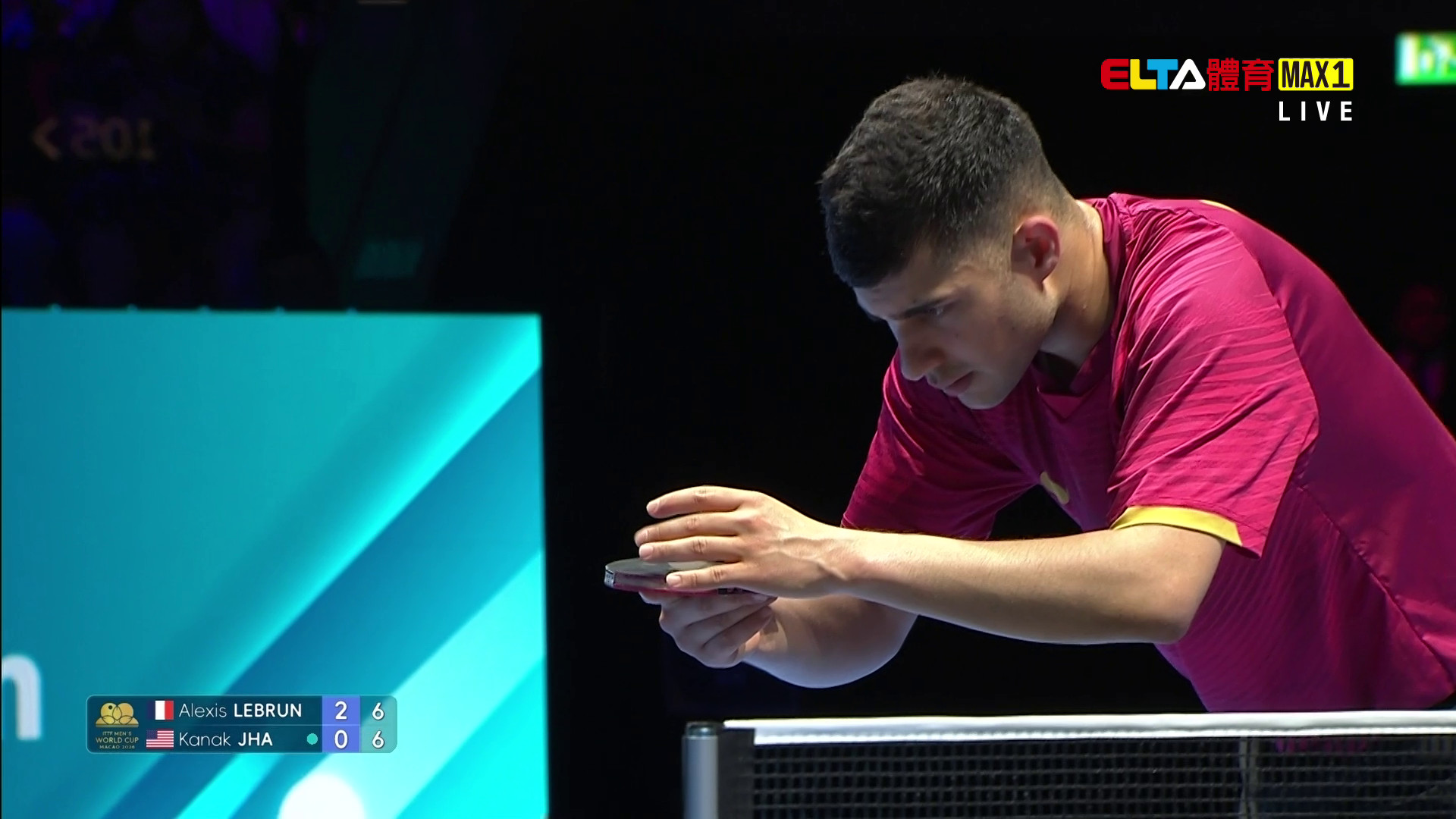 4/1 桌球世界盃 小組賽第三日 (上) 桌2 4/1 (原音)