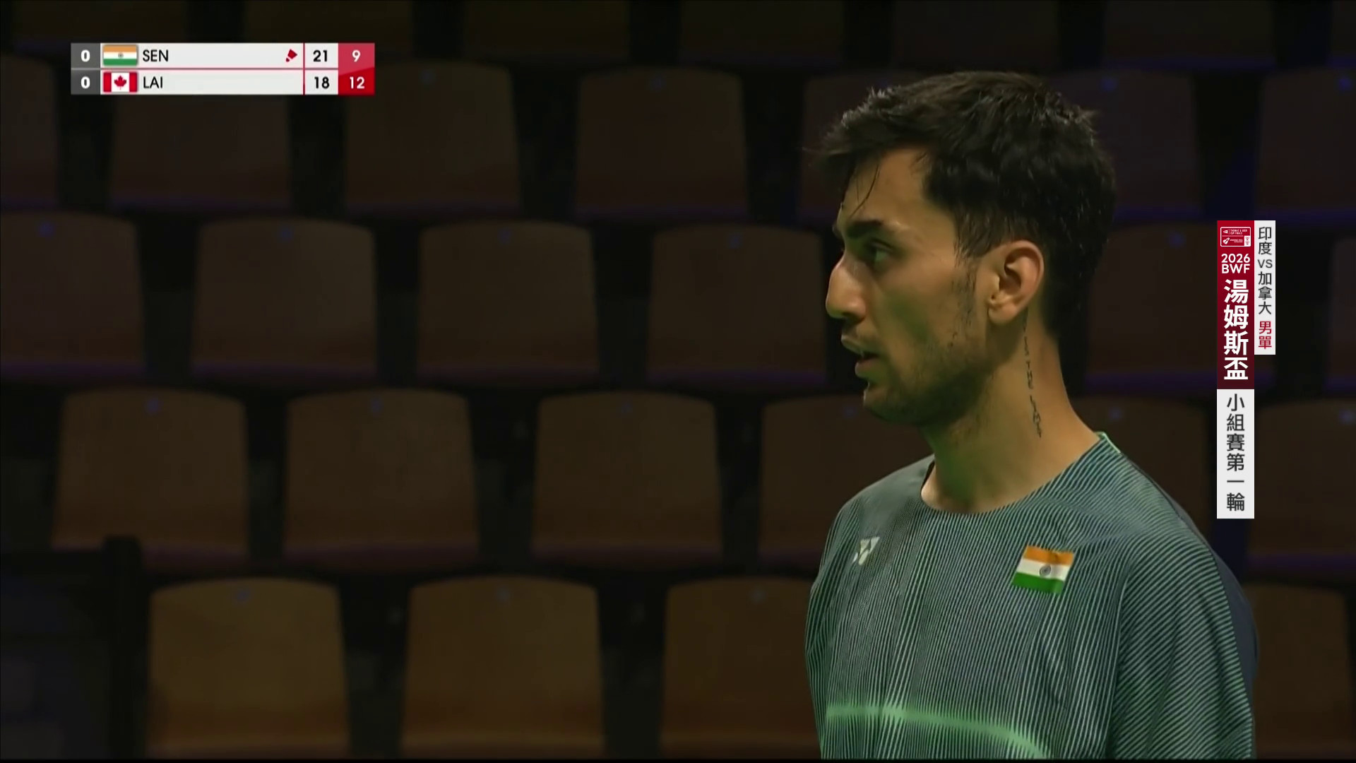 4/24 BWF 優霸盃 印度VS丹麥 A組第一輪