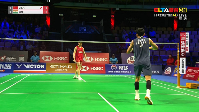 4/29 BWF 優霸盃 中國VS印度 A組第三輪