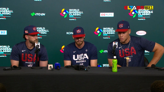 3/16 WBC棒球經典賽 美國賽前記者會
