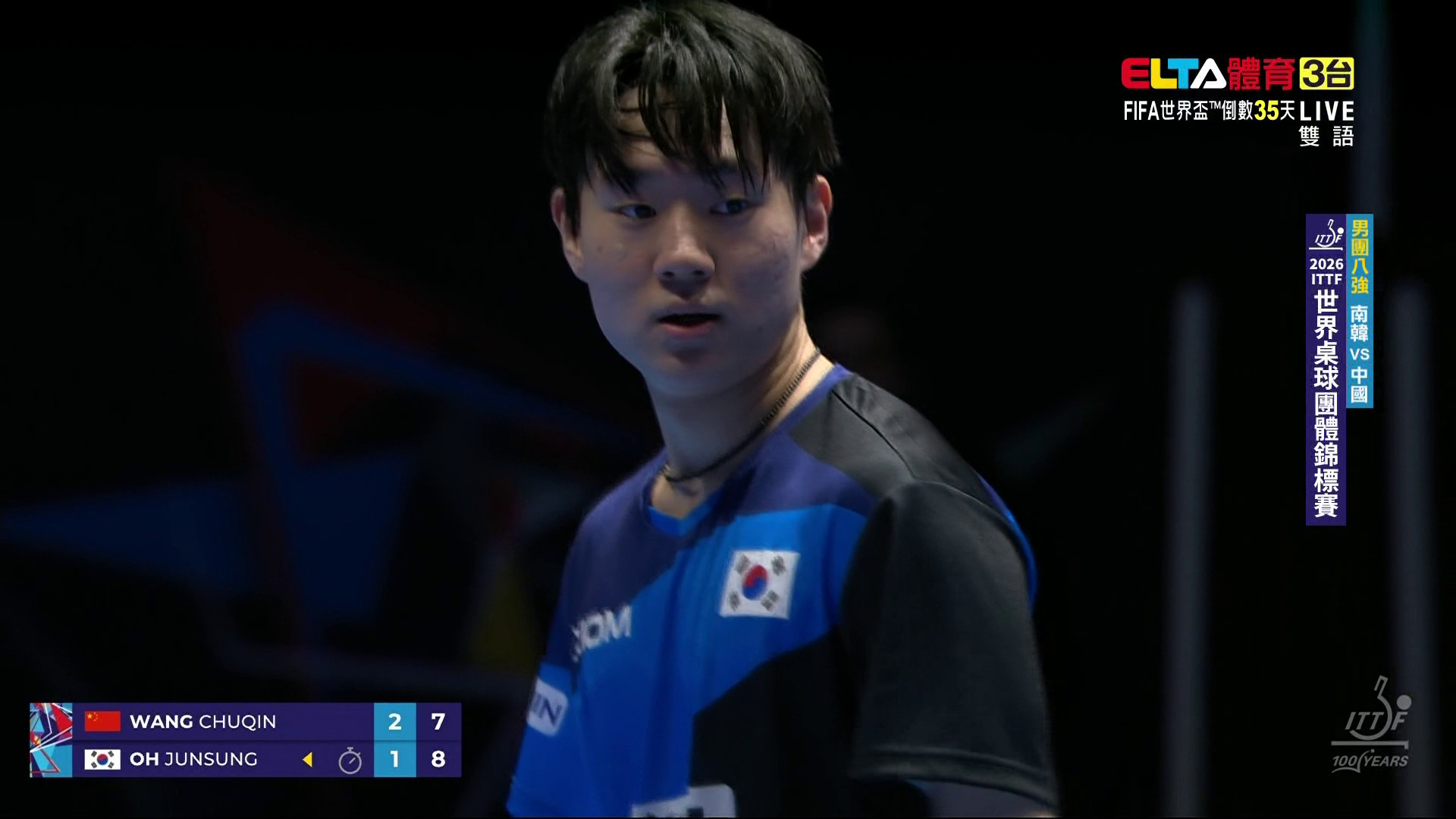 5/8 男團八強 南韓VS中國 