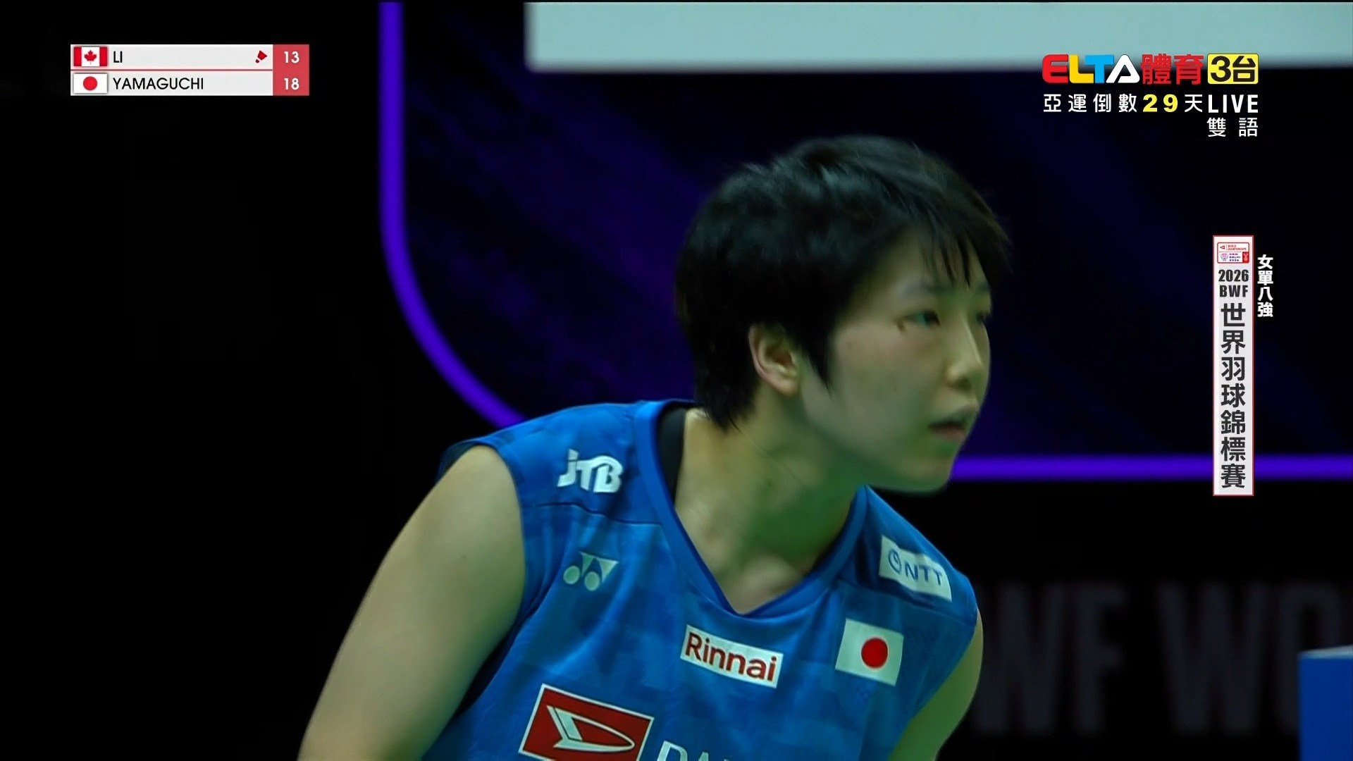 8/21 BWF 世錦賽 八強(上) 場1