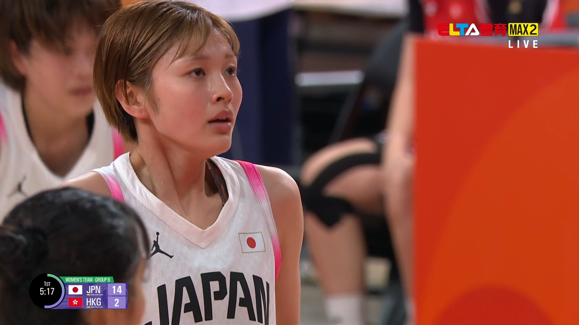 9/17 亞運 日本VS香港 籃球 女子預賽(原音)