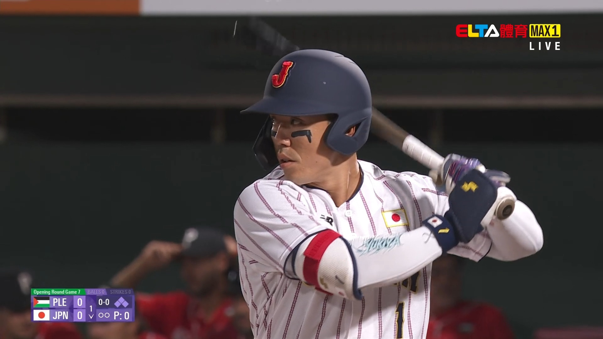 9/22 亞運 巴勒斯坦VS日本棒球 預賽 (原音)