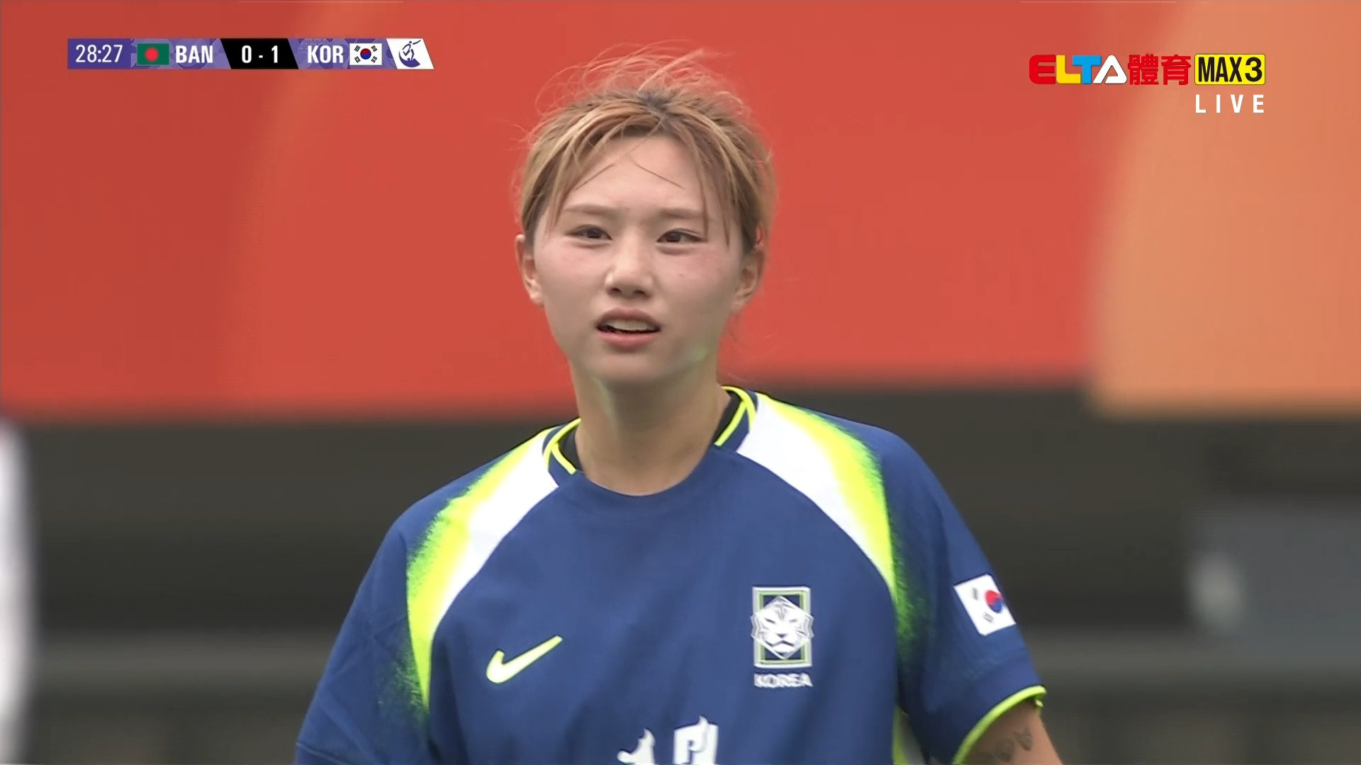 9/17 亞運 孟加拉VS南韓 足球 女子預賽(原音)