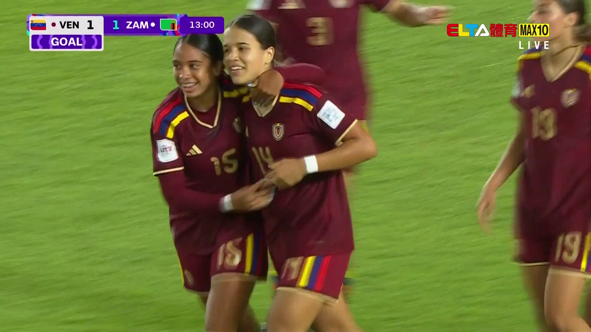 FIFA U17女子世界盃™ 委內瑞拉VS尚比亞 D組第二輪 10/22 #20(原音)