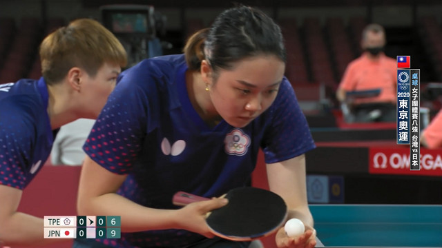 0802桌球_女子團體賽八強_台灣VS日本